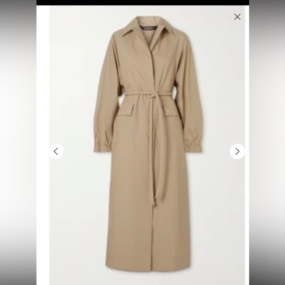 KASSL EDITIONS Belted cotton trench coat